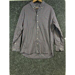 Kirkland Signature Plaid Button Down Shirt Non Iron XL